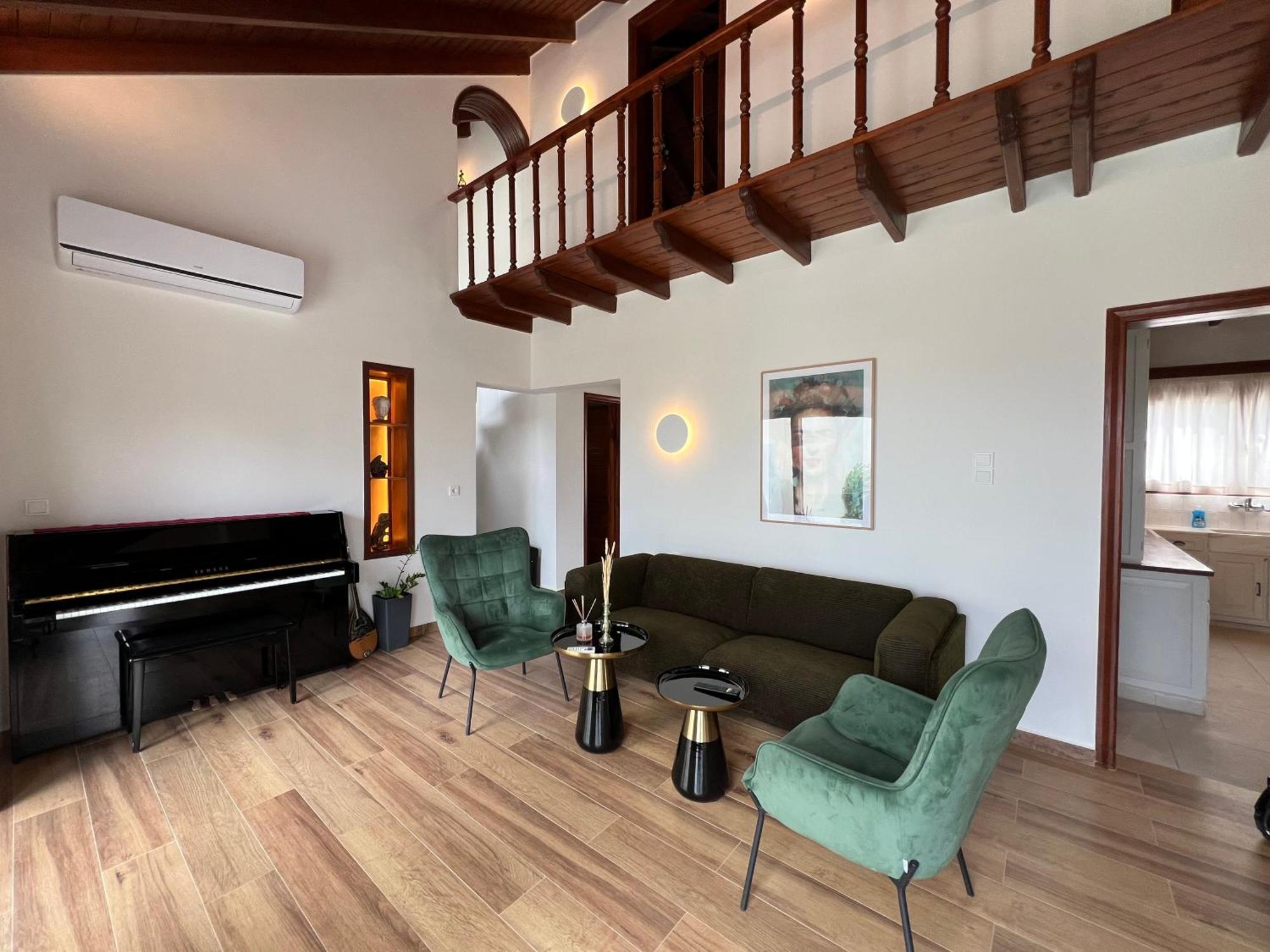 Chania Living Stories Villa With Piano Buitenkant foto